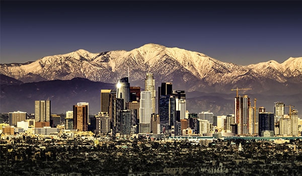 Los Angeles California skyline